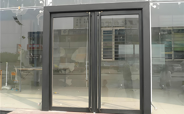 兴海玻璃地弹门